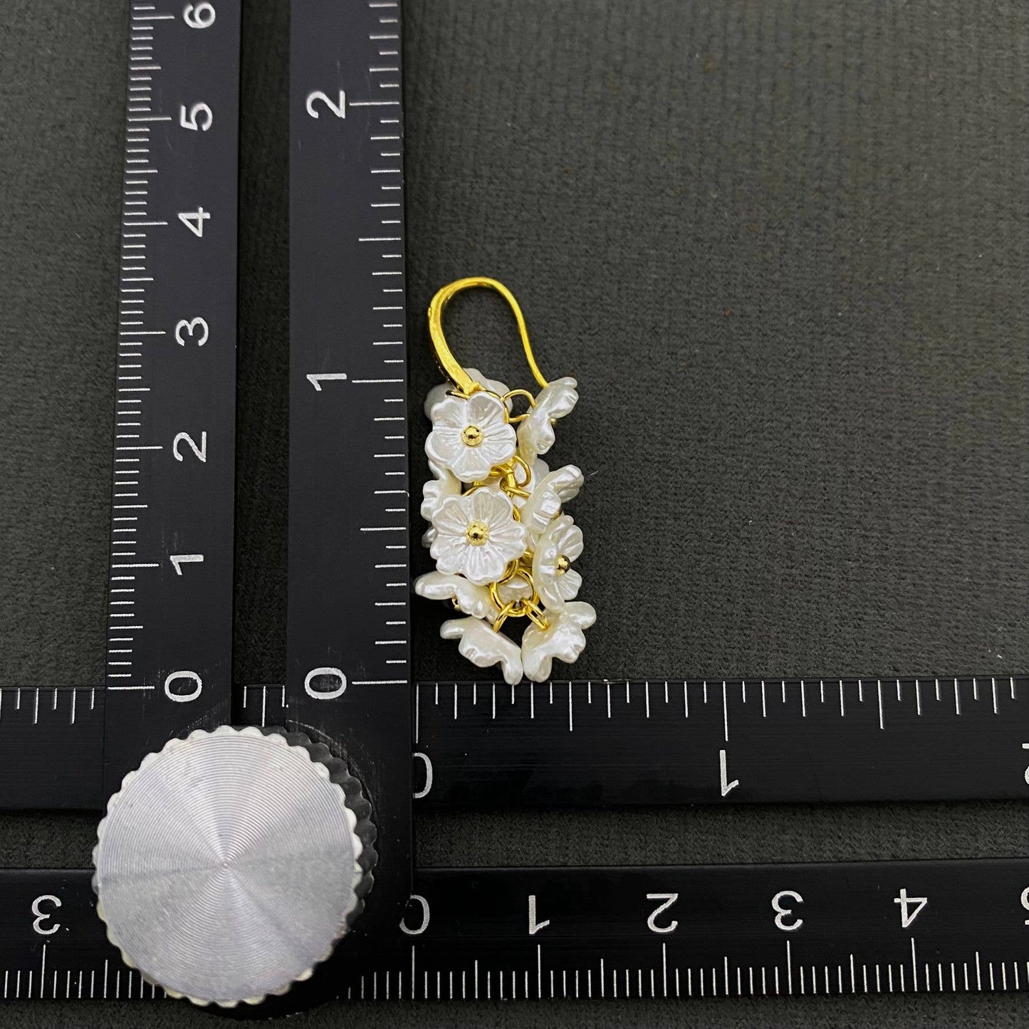 White Flower Fringe Earrings - Nifty Decor & More