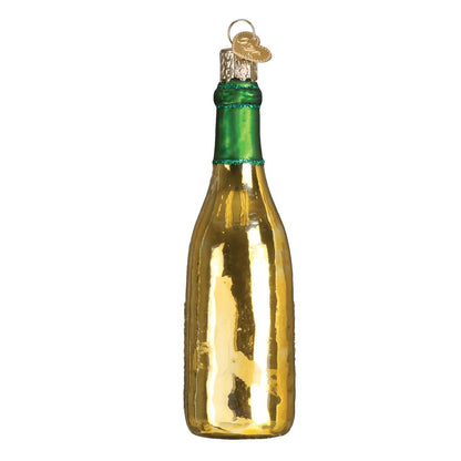 White Wine Bottle Ornament - Nifty Decor & More