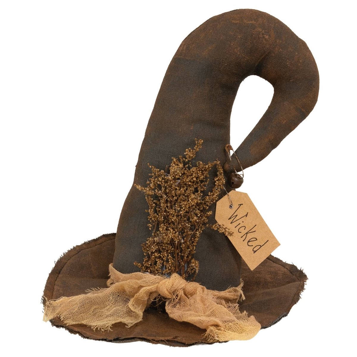 Wicked Stuffed Witch Hat Sitter - 11"H - Nifty Decor & More