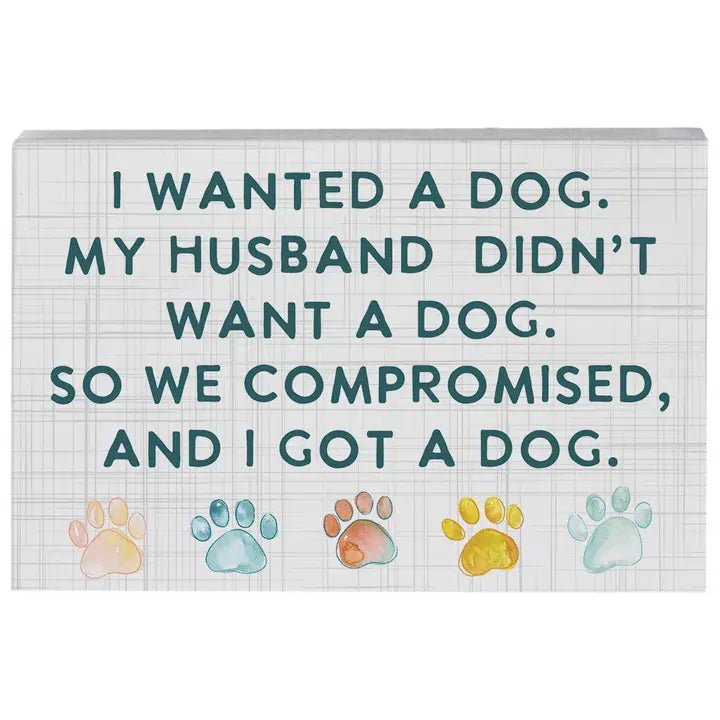 Wife Wanted Dog - Small Talk Rectangle - Nifty Decor & More