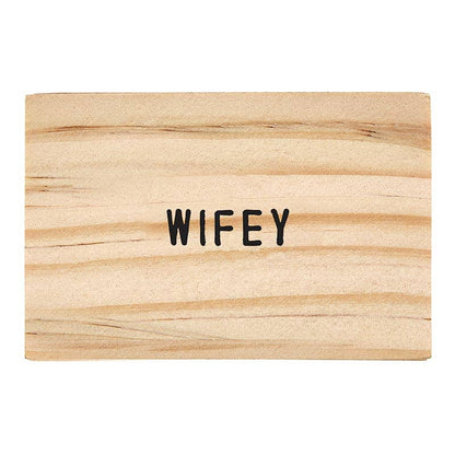 Wifey Link Chain Charm Necklace Jewelry