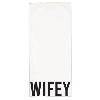 Wifey Oversized Beach Towel Quick Dry - Nifty Decor & More