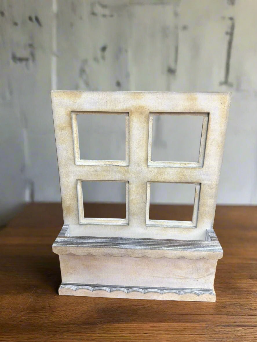 Window Box Interchangeable Base | Farmhouse Style Decor for Every Season | Home Decor Idea - Nifty Decor & More