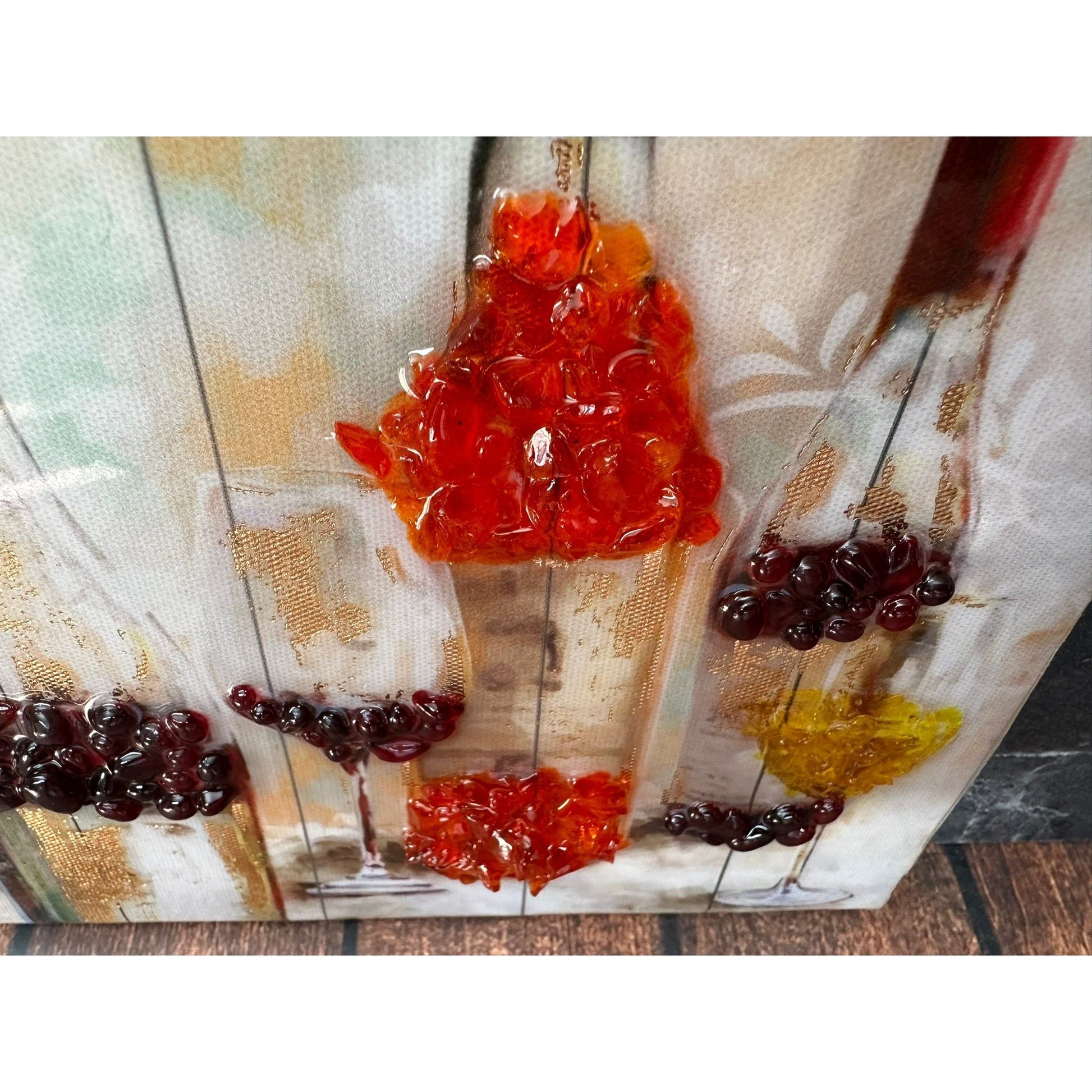 Wine Resin Frame Resin