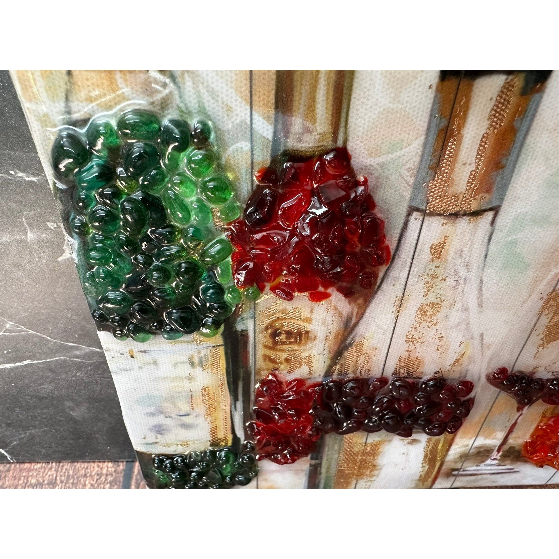 Wine Resin Frame Resin