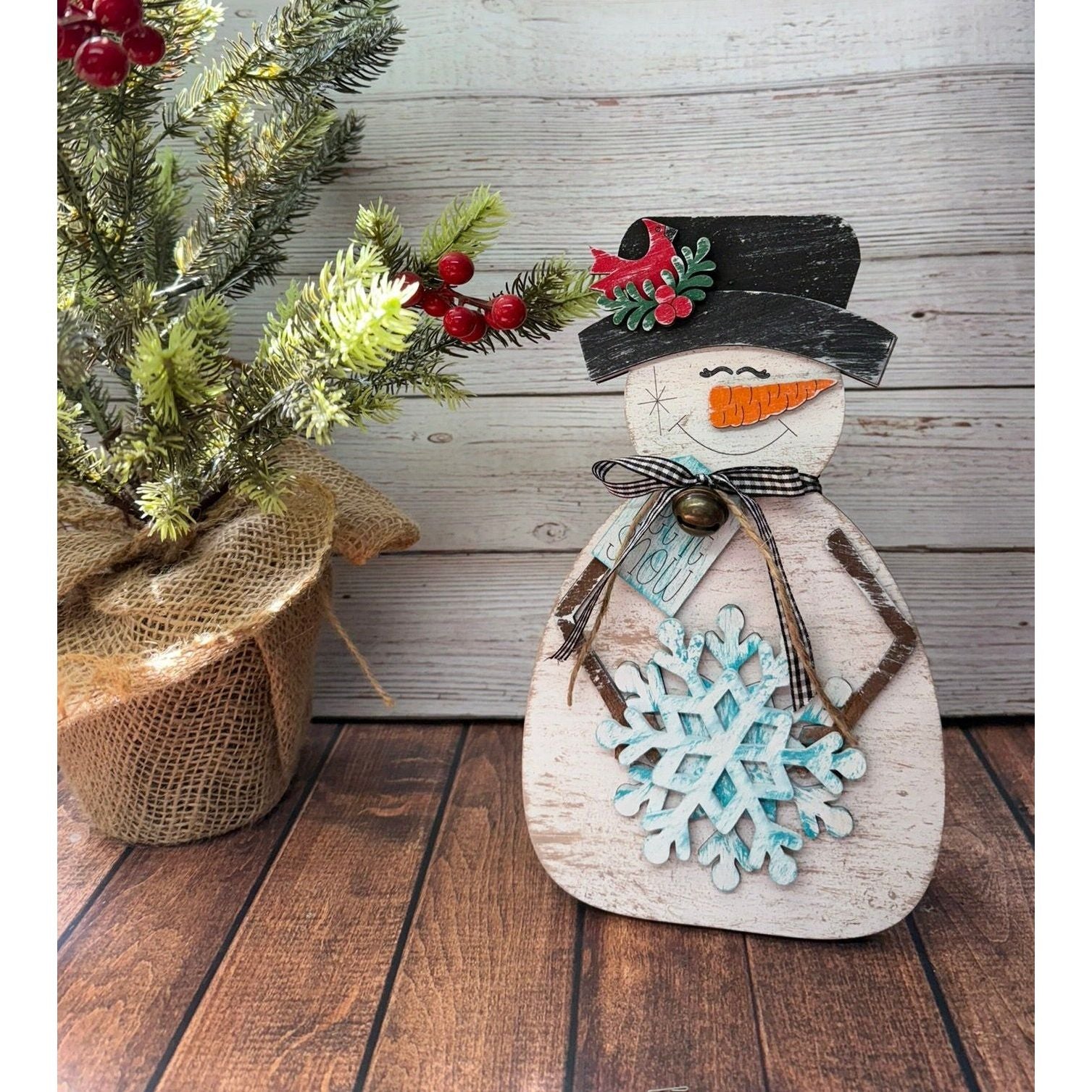 Winter Let It Snow - Snowman - Nifty Decor & More