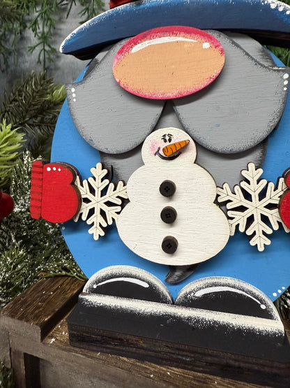 Winter Snowman Gnome - Nifty Decor & More