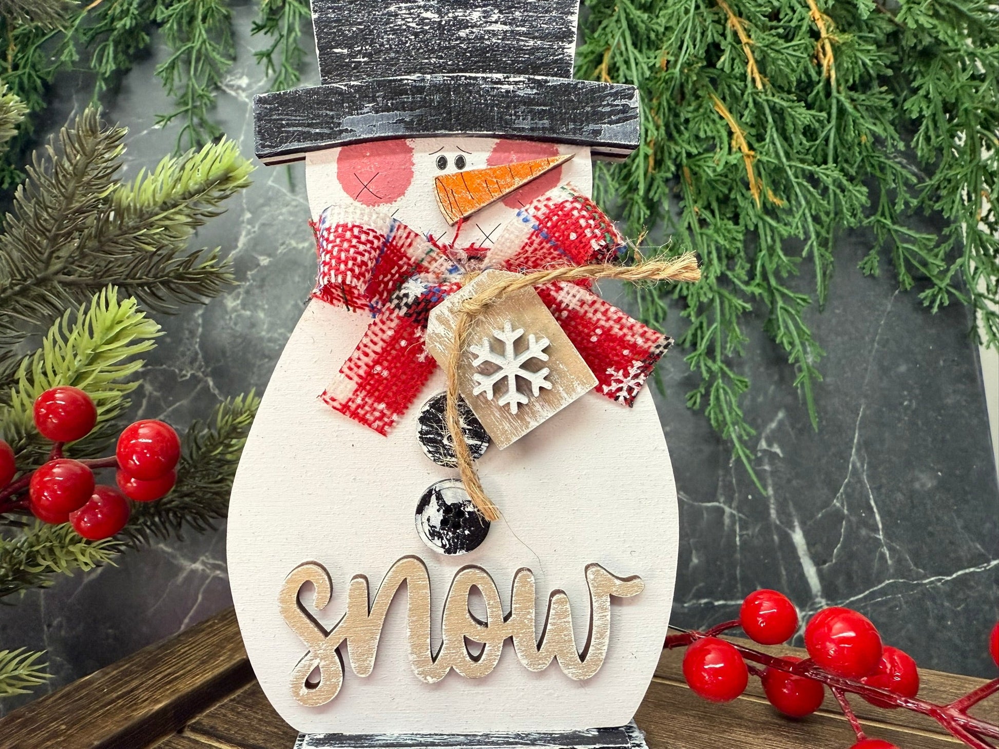 Winter Snowmen Trio Set - Nifty Decor & More