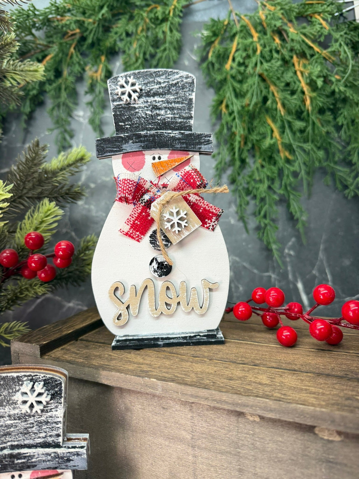 Winter Snowmen Trio Set - Nifty Decor & More