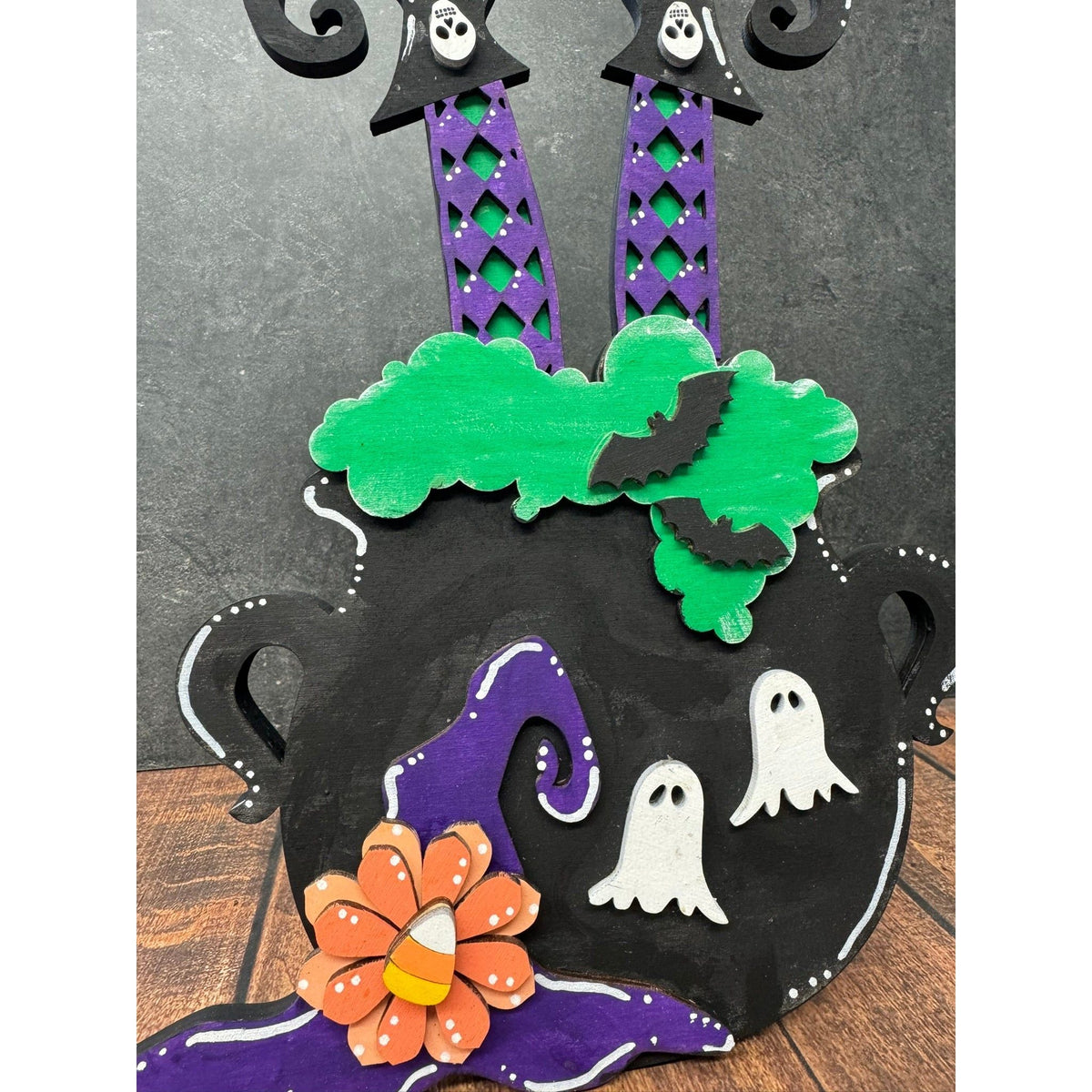 Witch in Cauldron - Nifty Decor & More