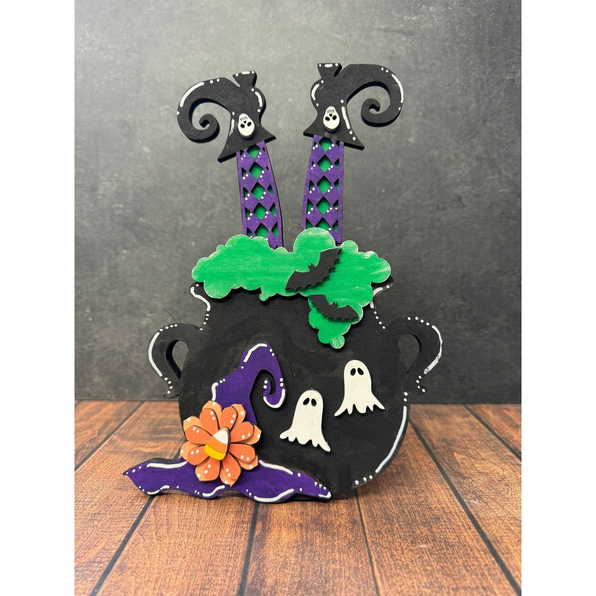 Witch in Cauldron - Nifty Decor & More