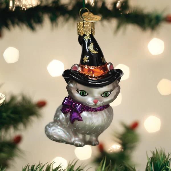 Witch Kitten Ornament - Nifty Decor & More