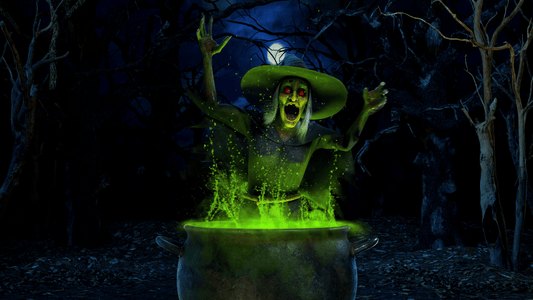 Witch Startle Scares Scene
