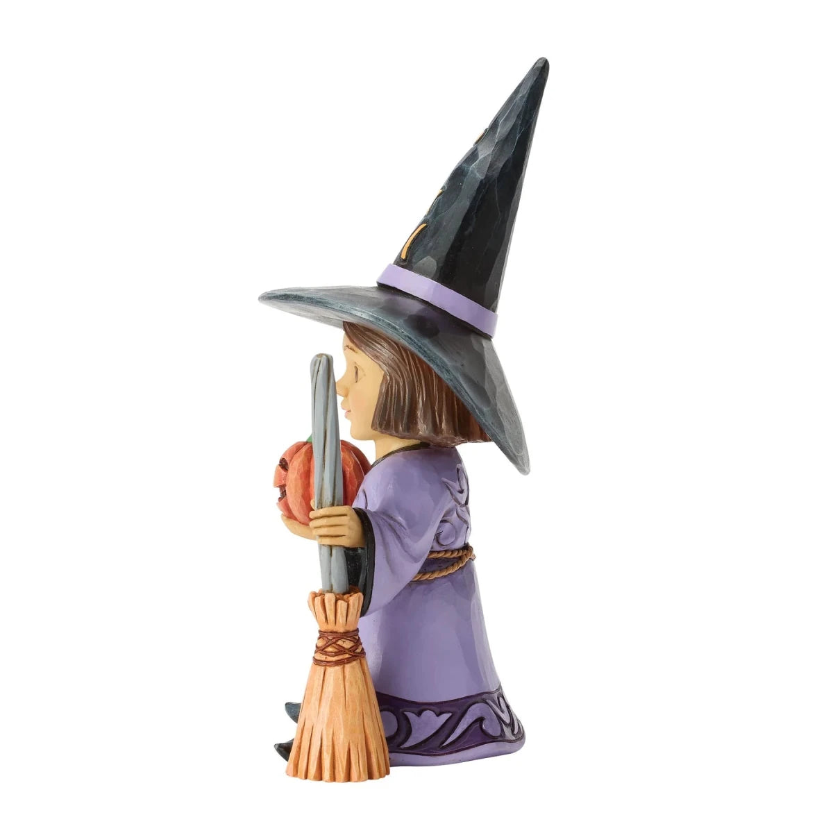 Witch with Broom Figurine - Nifty Decor & More