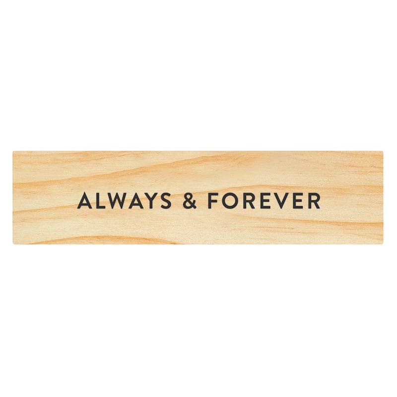 Wood Box with Pen Gem Pen - Always & Forever