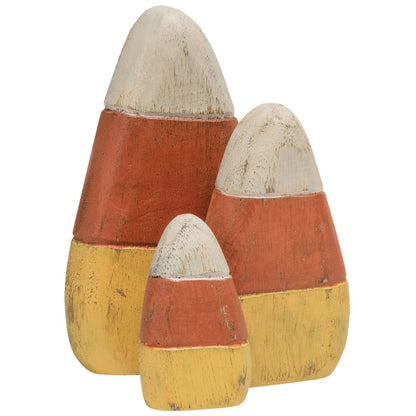 Wooden Candy Corn 3/Set - Nifty Decor & More