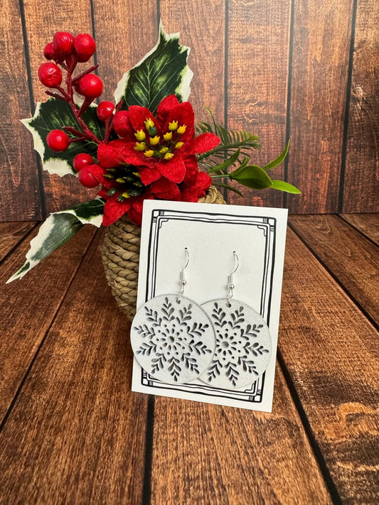Wooden Christmas Earrings - Nifty Decor & More