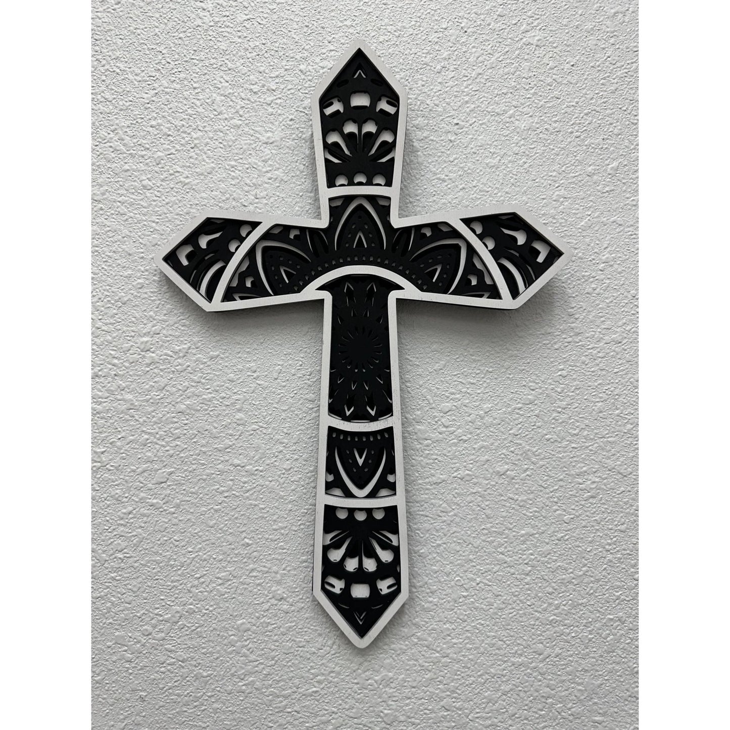 Wooden Cross Décor | Rustic Christian Home Decor, Religious Wall Art & Faith - Based Gift - Nifty Decor & More