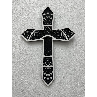 Wooden Cross Décor | Rustic Christian Home Decor, Religious Wall Art & Faith - Based Gift - Nifty Decor & More