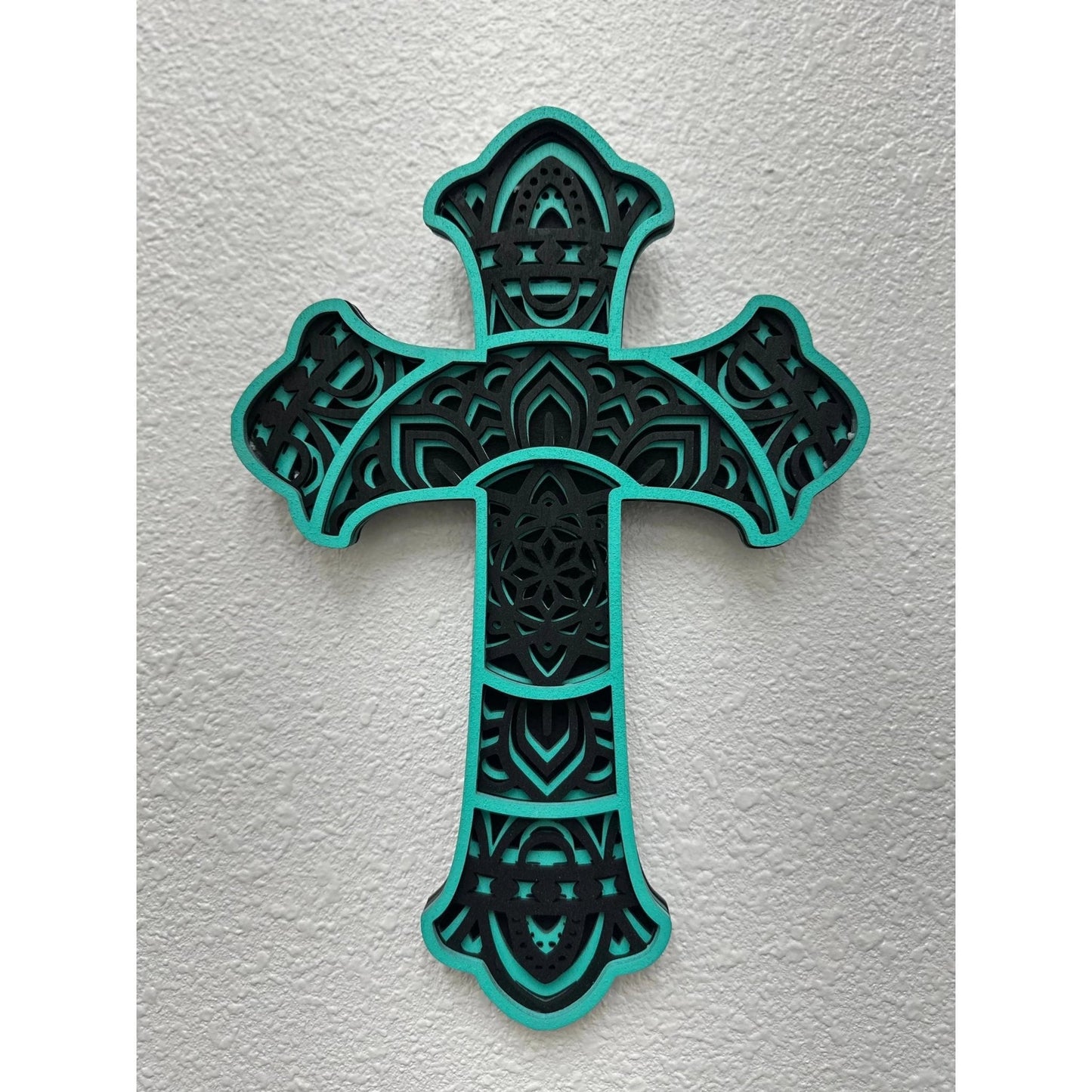 Wooden Cross Décor | Rustic Christian Home Decor, Religious Wall Art & Faith - Based Gift - Nifty Decor & More