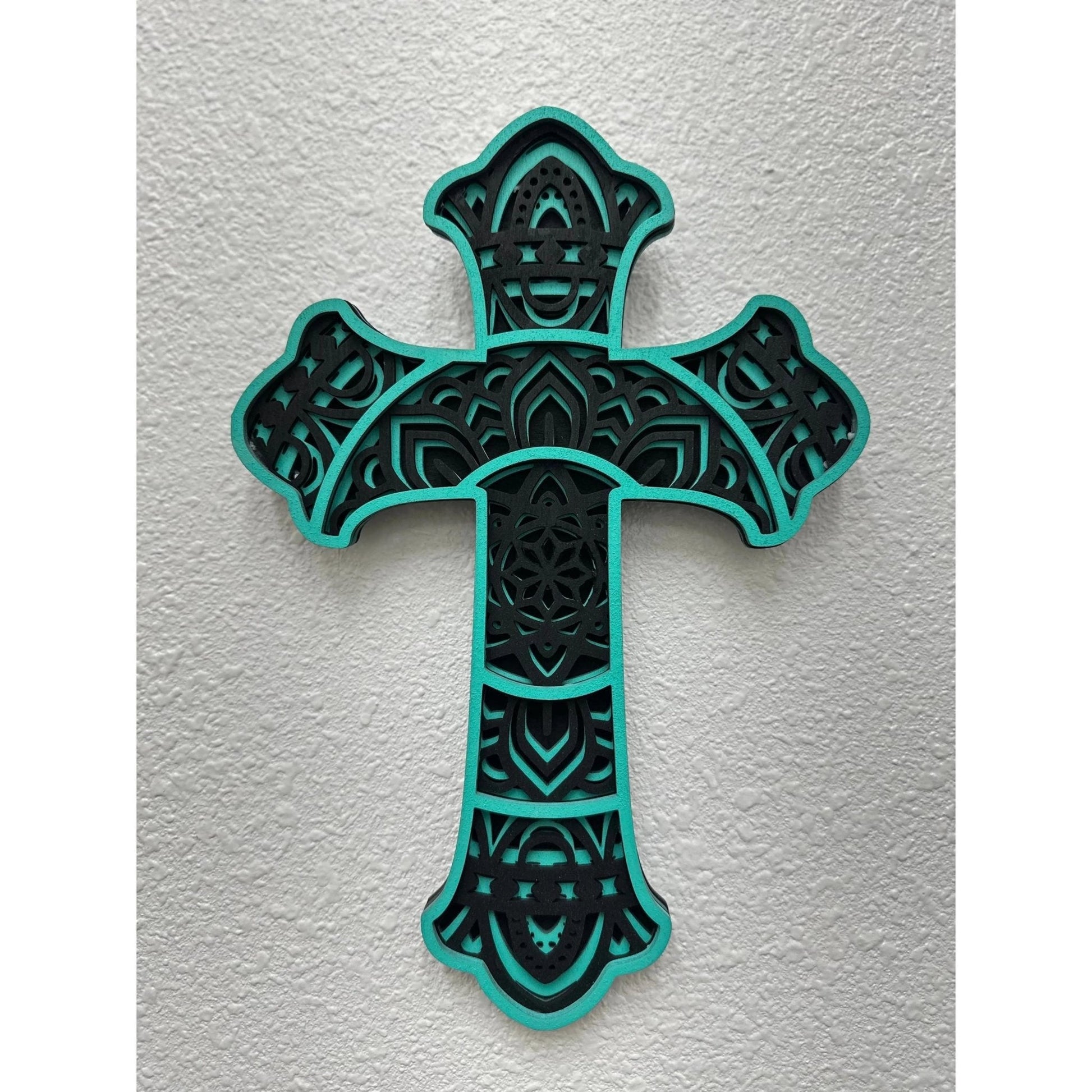Wooden Cross Décor | Rustic Christian Home Decor, Religious Wall Art & Faith - Based Gift - Nifty Decor & More