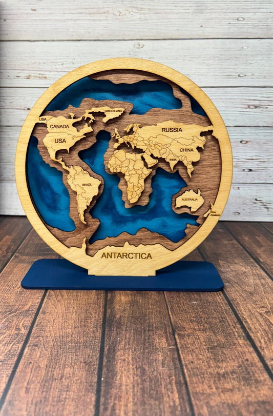 World Map 3D