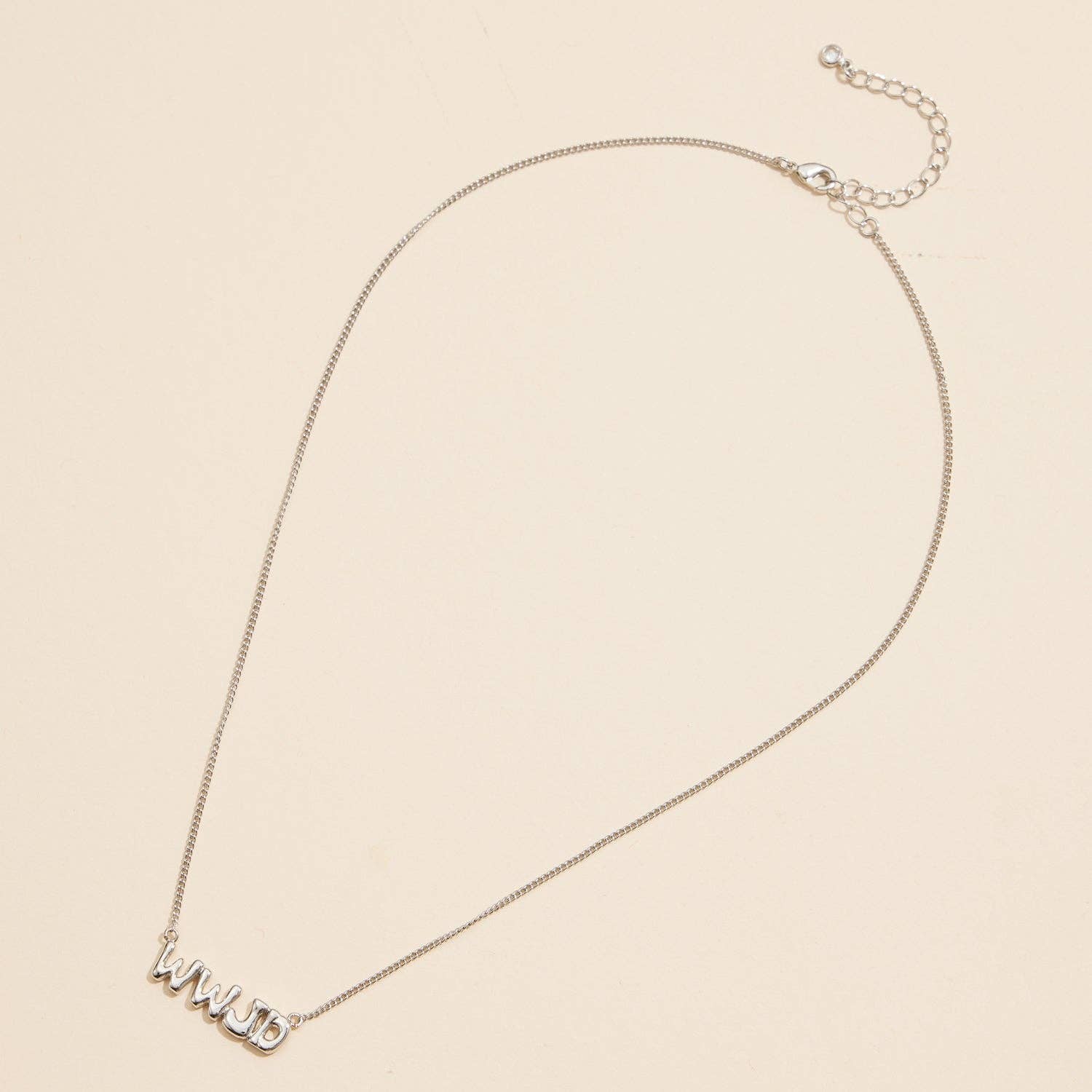 WWJD What Would Jesus Do 18K Gold Necklace - Nifty Decor & More