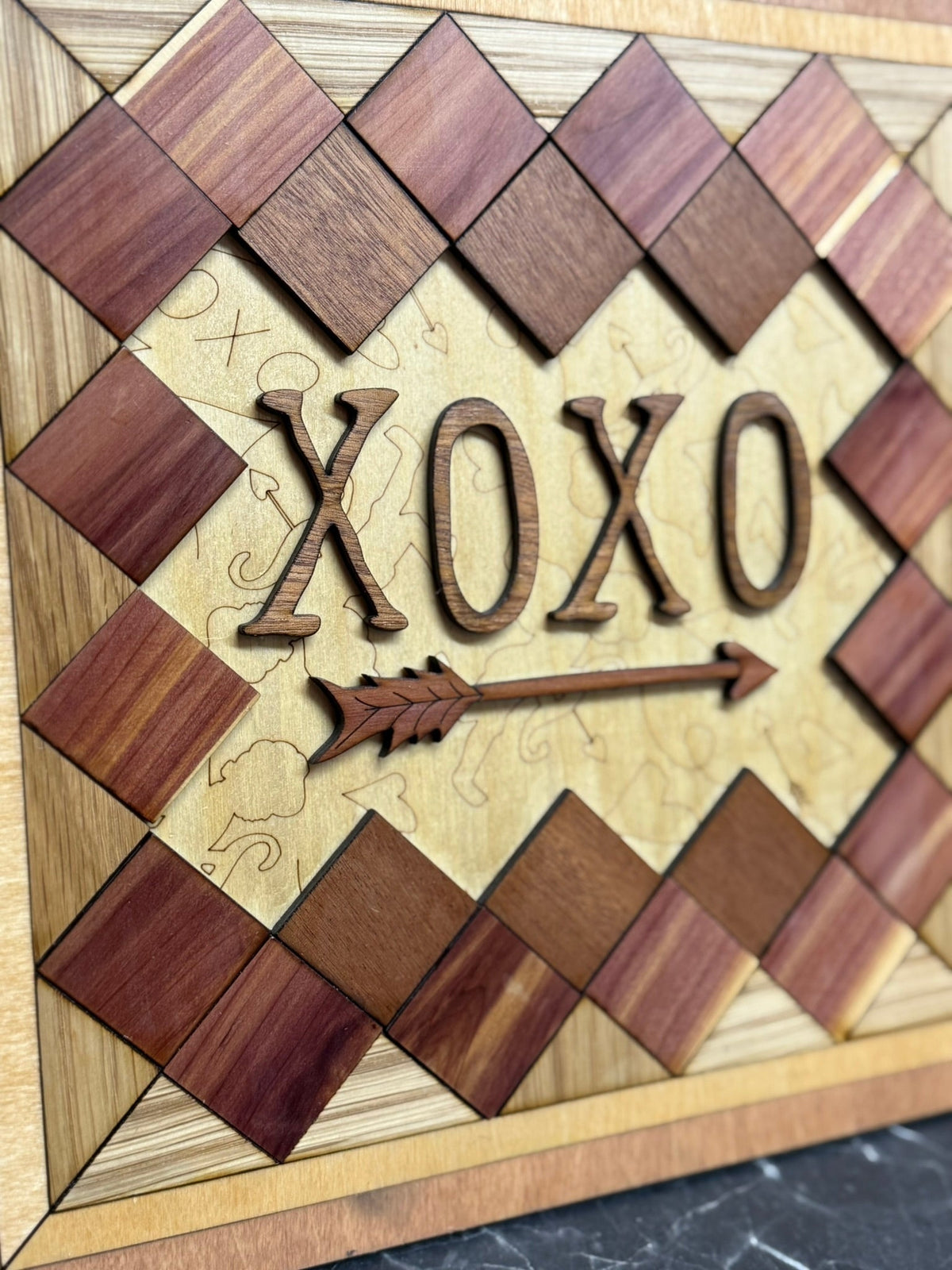 XOXO Multi Wood Sign - Nifty Decor & More