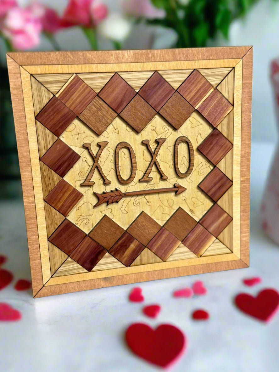XOXO Multi Wood Sign - Nifty Decor & More