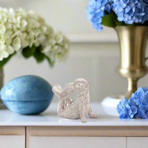 Yoga Bunny Figurines – Cute & Whimsical Home Decor, Perfect Gift for Animal Lovers, Yoga Enthusiasts Small