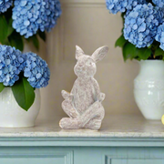 Yoga Bunny Figurines – Cute & Whimsical Home Decor, Perfect Gift for Animal Lovers, Yoga Enthusiasts Medium