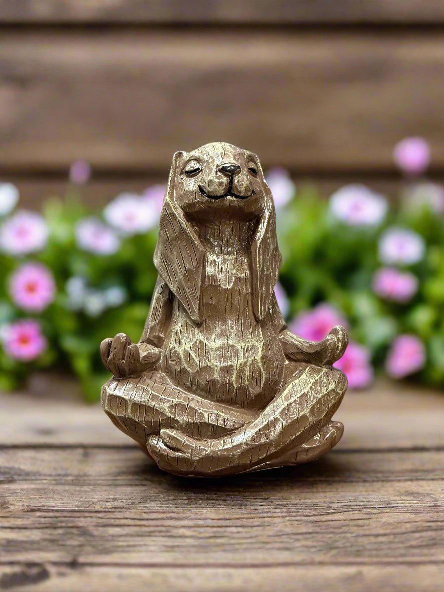 Yoga Bunny Figurine | 4.5" Cute Resin Art Decor for Home | Zen Gifts for Animal Lovers & Yoga Enthusiasts - Nifty Decor & More
