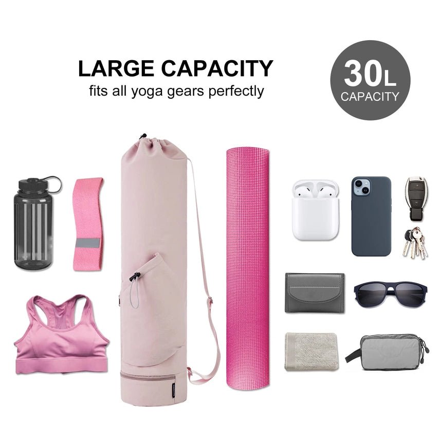 Yoga Mat Carrier Bag with Wet Pocket Multi - Functional Bag - Nifty Decor & More