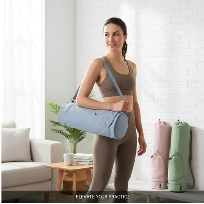 Yoga Mat Carrier Bag with Wet Pocket Multi - Functional Bag - Nifty Decor & More