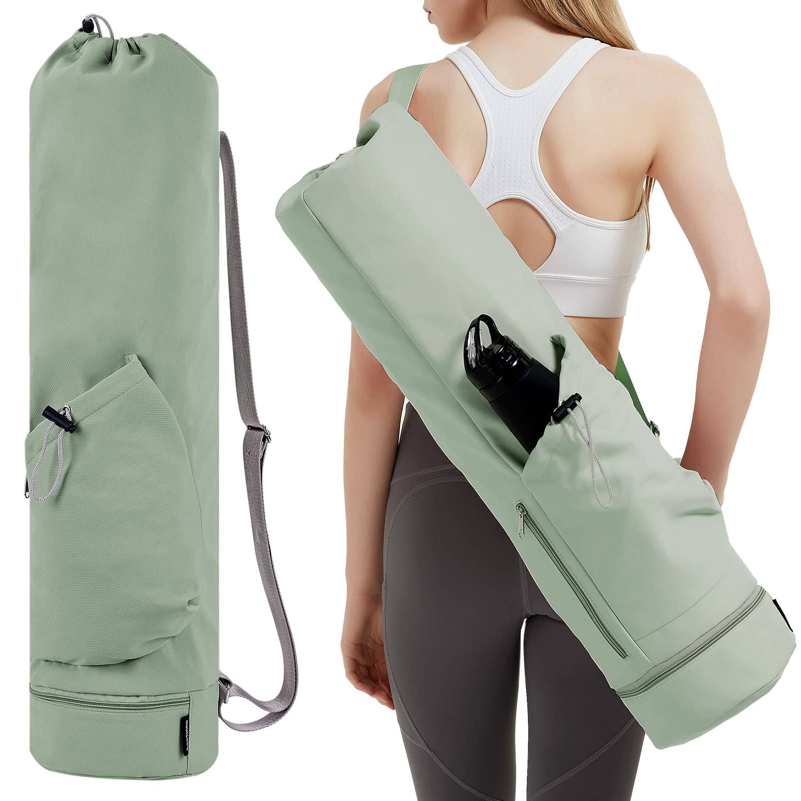 Yoga Mat Carrier Bag with Wet Pocket Multi - Functional Bag - Nifty Decor & More