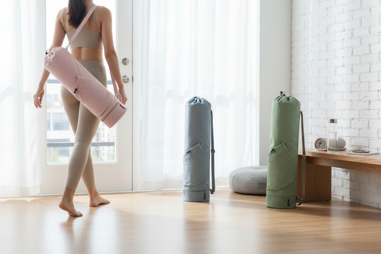 Yoga Mat Carrier Bag with Wet Pocket Multi - Functional Bag - Nifty Decor & More