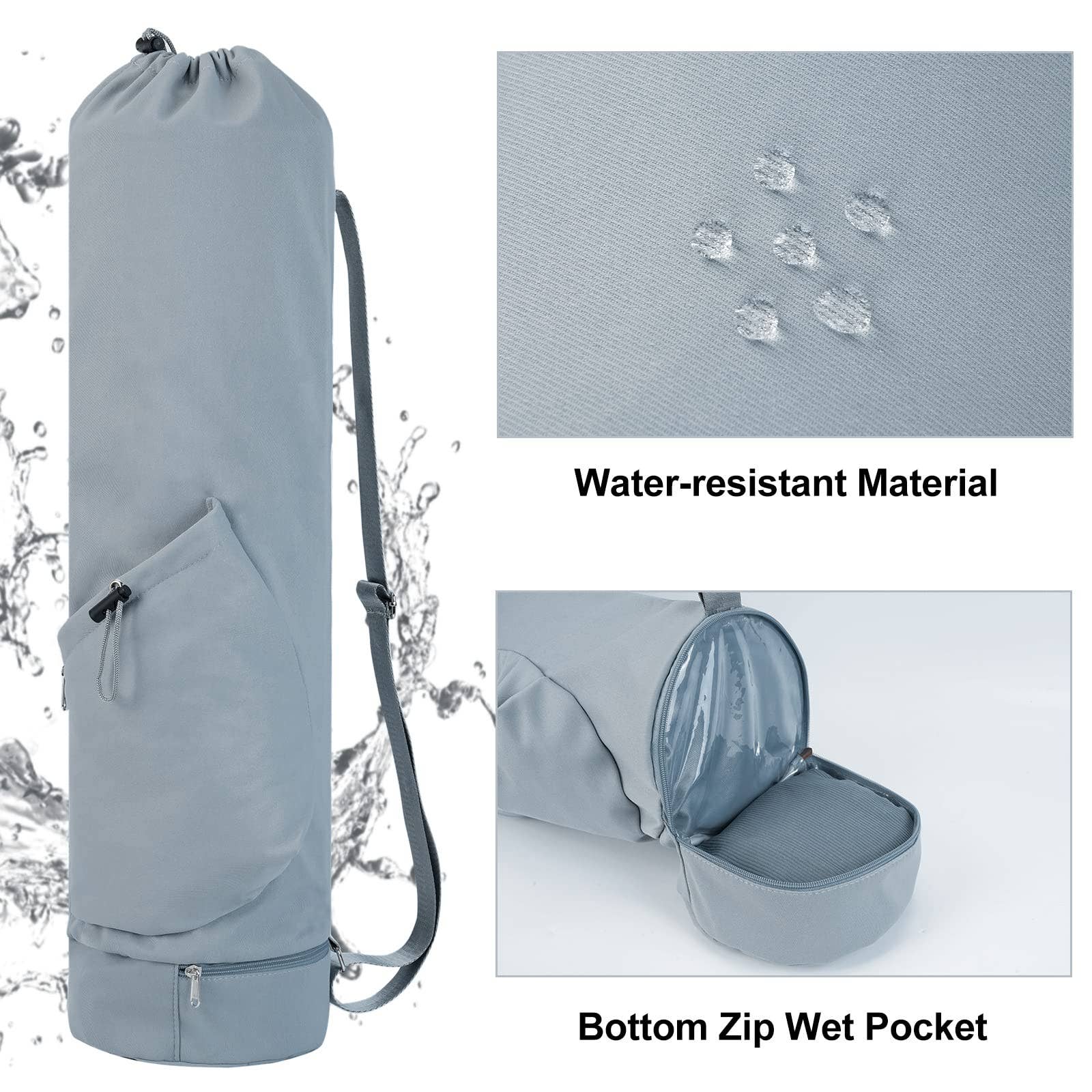 Yoga Mat Carrier Bag with Wet Pocket Multi - Functional Bag - Nifty Decor & More
