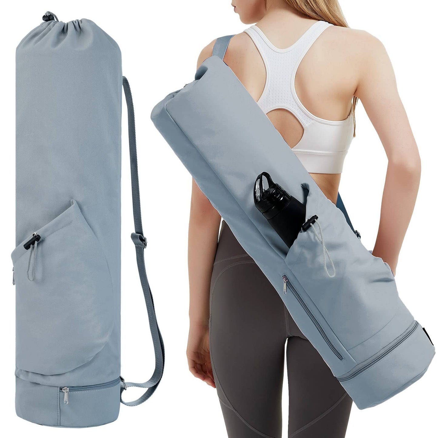 Yoga Mat Carrier Bag with Wet Pocket Multi - Functional Bag - Nifty Decor & More