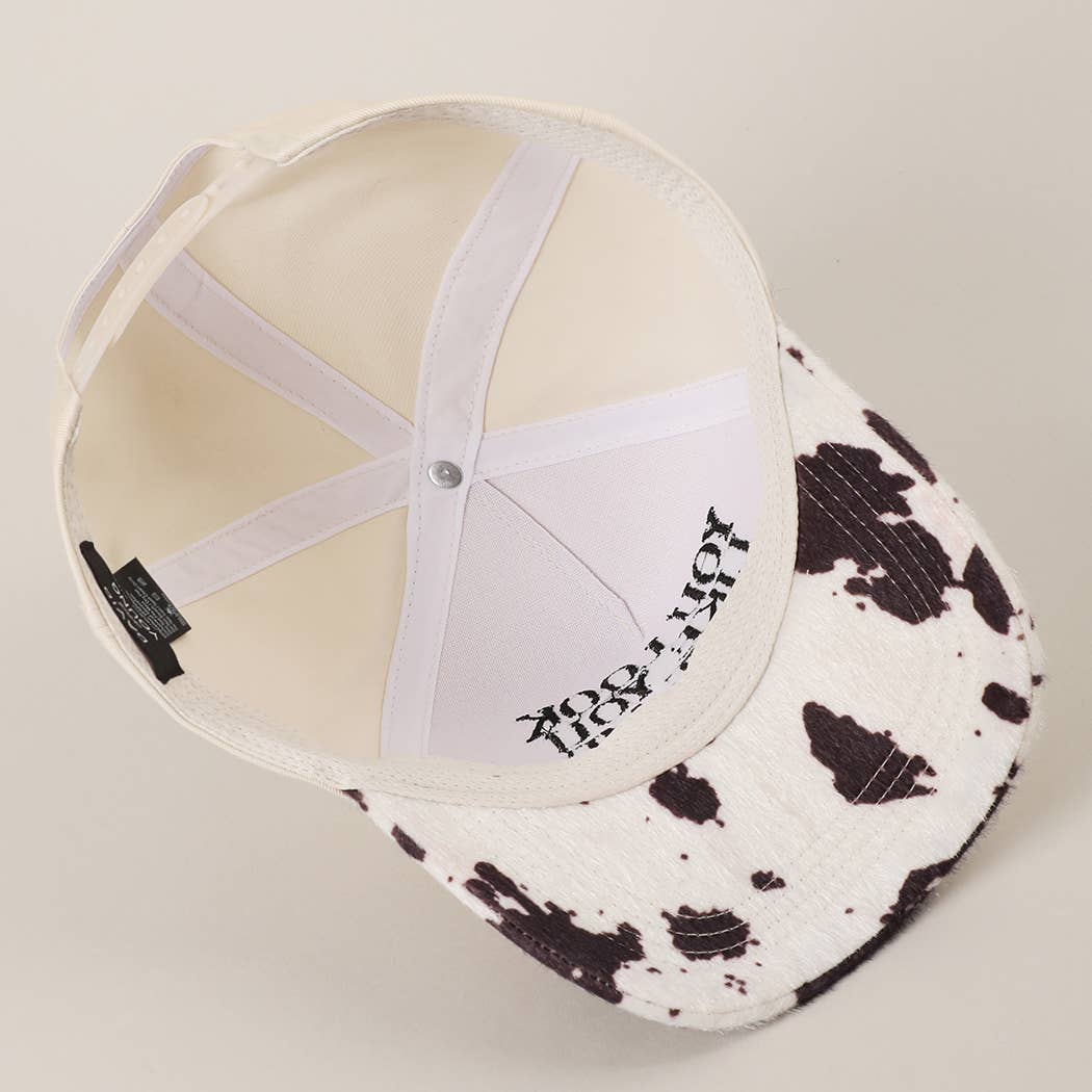 You Look Like You Love Me Embroidered Animal Print Trucker