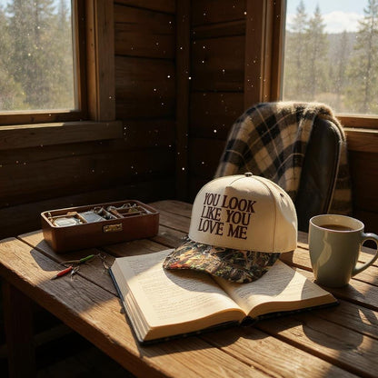 You Look Like You Love Me embroidery camo hat, stylish casual cap for everyday wear, perfect gift for him or her Trucker Hats