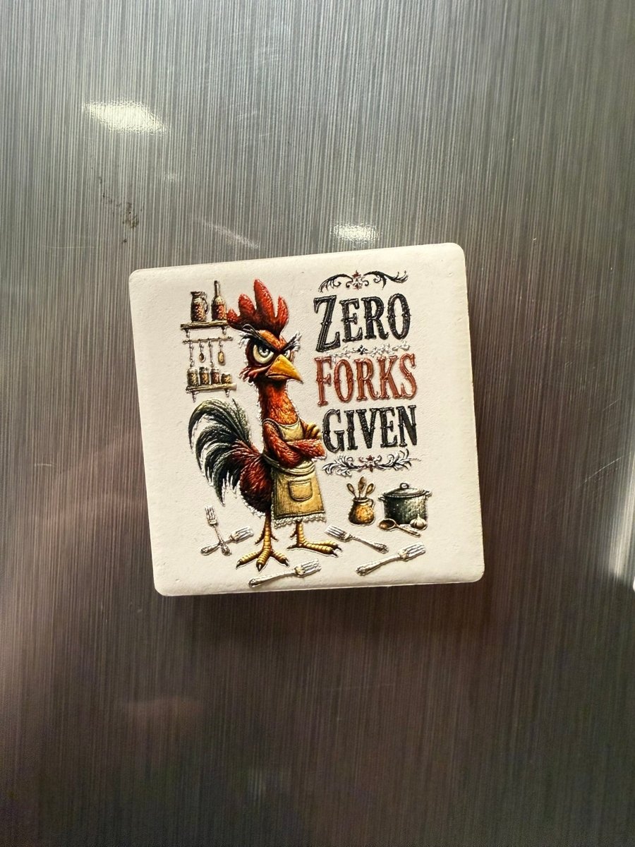Zero Forks Given Magnet - Nifty Decor & More