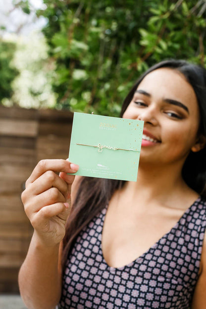 GEMINI Zodiac Cord Bracelet Gold - May 21 - June 20 Zodiac Sign Bracelets