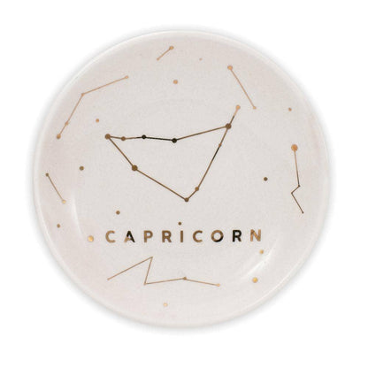 Capricorn Zodiac Jewelry Dish - (Dec 22 - Jan 19) Ring Dishes & Trays