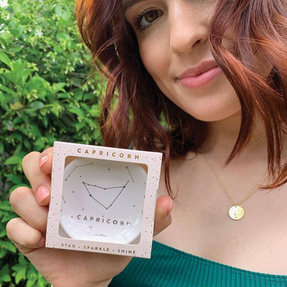 Capricorn Zodiac Jewelry Dish - (Dec 22 - Jan 19) Ring Dishes & Trays