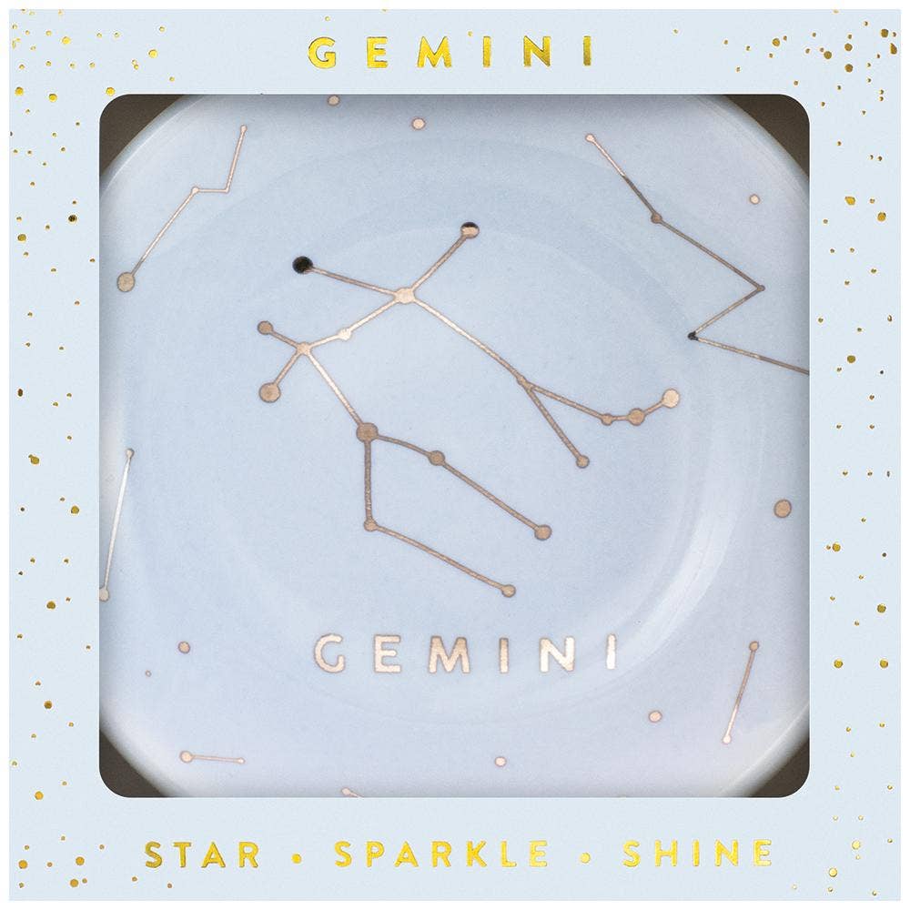 Gemini Zodiac Jewelry Dish - (May 21 - June 20) Ring Dishes & Trays