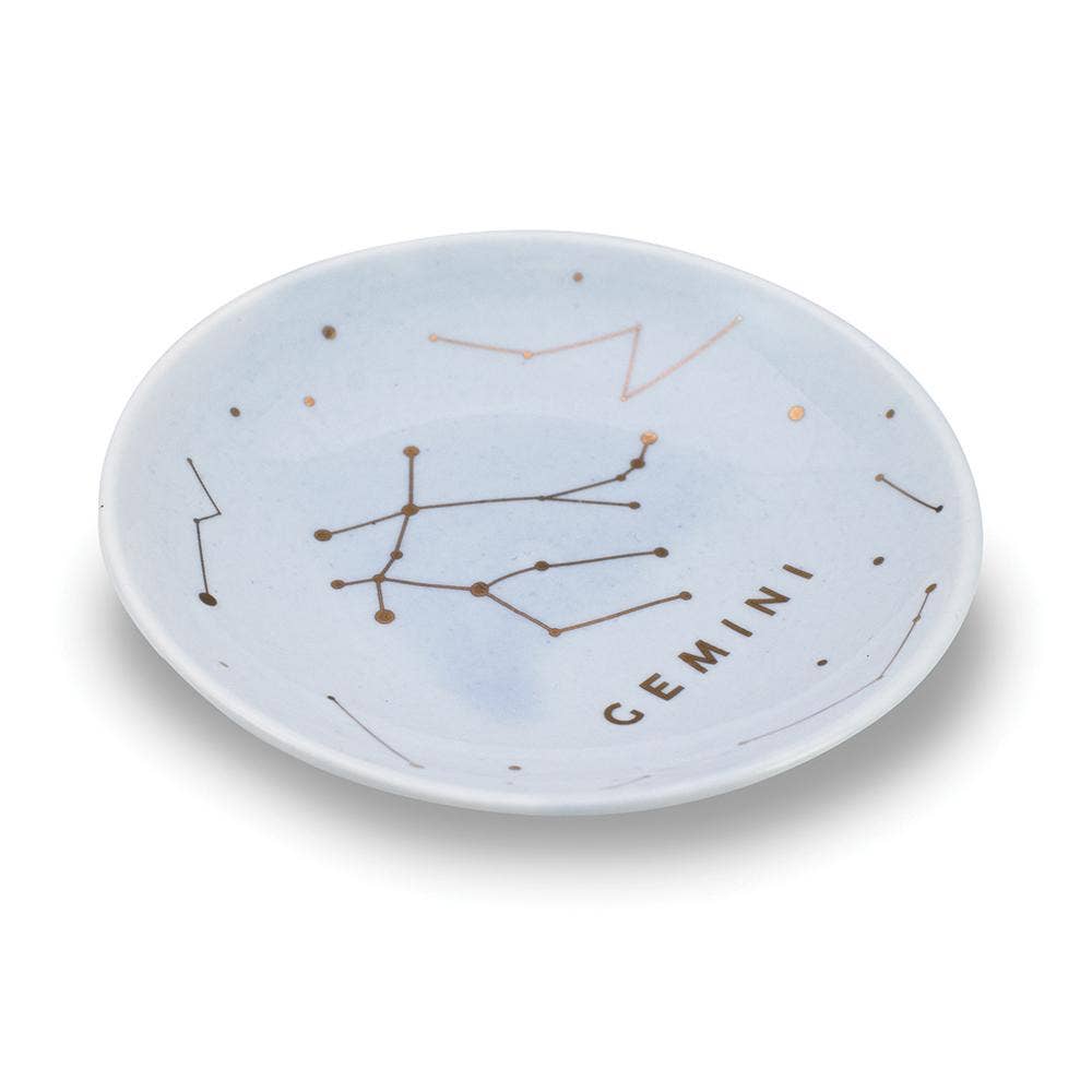 Gemini Zodiac Jewelry Dish - (May 21 - June 20) Ring Dishes & Trays
