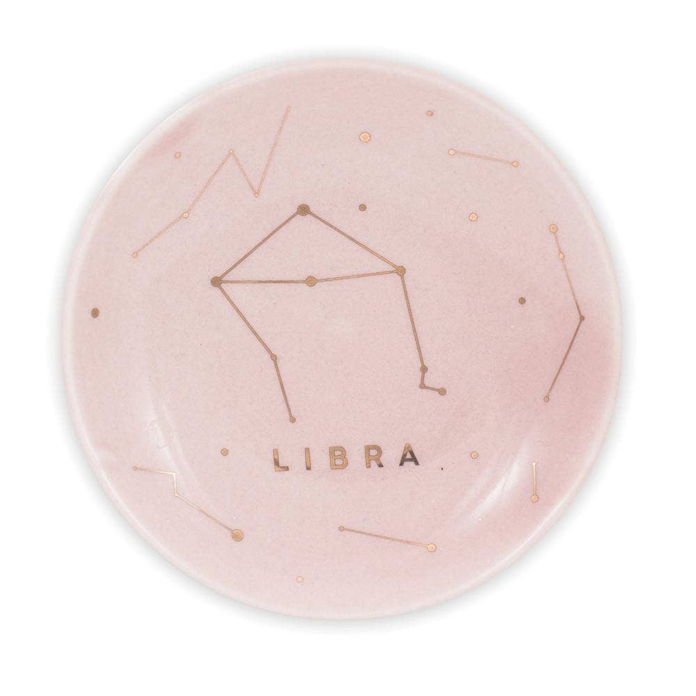 Libra Zodiac Jewelry Dish - (Sept 23 - Oct 22) Ring Dishes & Trays