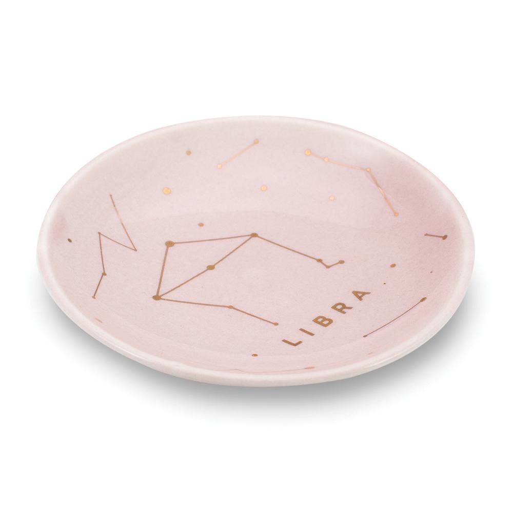Libra Zodiac Jewelry Dish - (Sept 23 - Oct 22) Ring Dishes & Trays