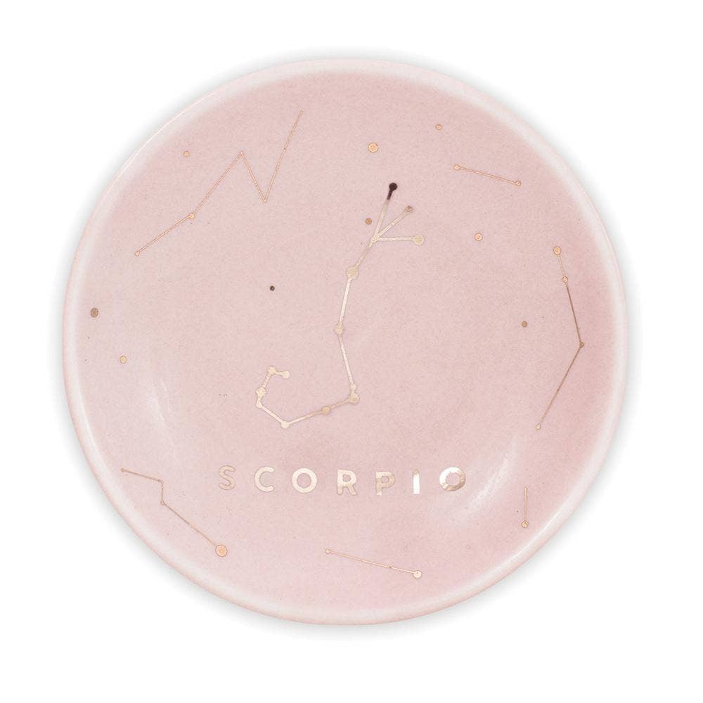 Scorpio Zodiac Jewelry Dish - (Oct 23 - Nov 21) Ring Dishes & Trays