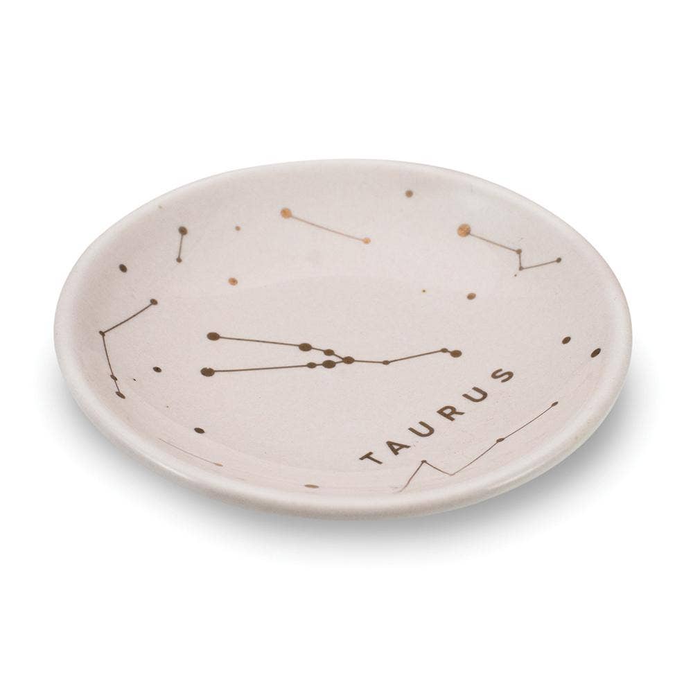 Taurus Zodiac Jewelry Dish - (Apr 20 - May 20) Ring Dishes & Trays